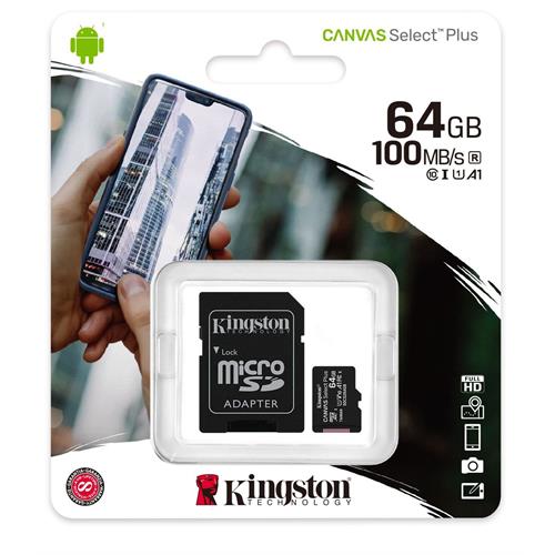 CARTÃO MICROSDHC KINGSTO.  -SDCS2/64GB