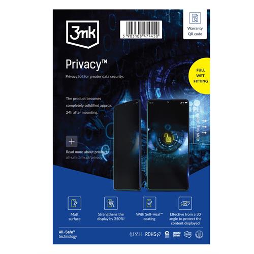 PELÍCULA 3MK PRIVACY PHONE 5PCS