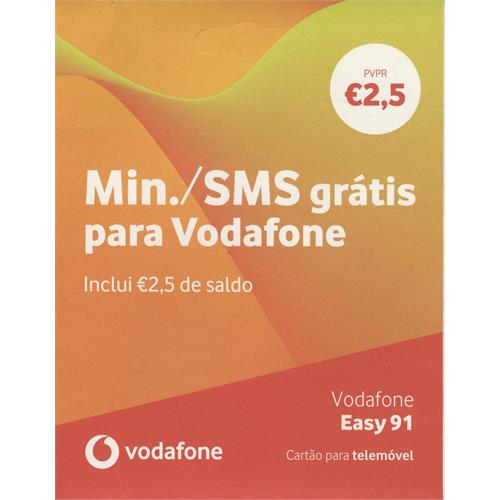 CARTÃO VODAFON.EASY 91            2,50