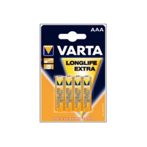 PILHA VARTA ALC.LR03-L.EXTRA(4)-4103