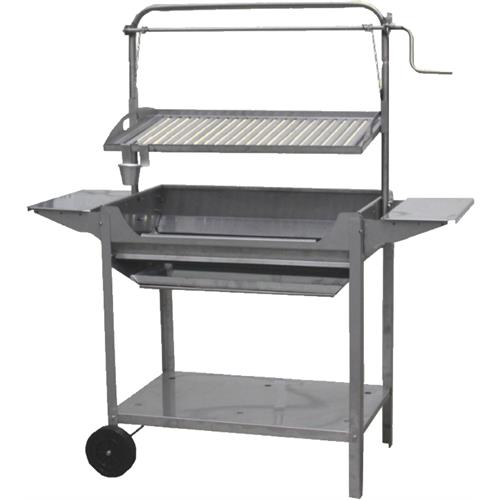 BARBECUE ALPIS INOX-124x50CM. -TOCHA