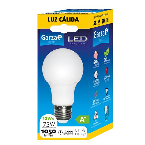 LAMPADA GARZA LED STD-12W-E27-461461