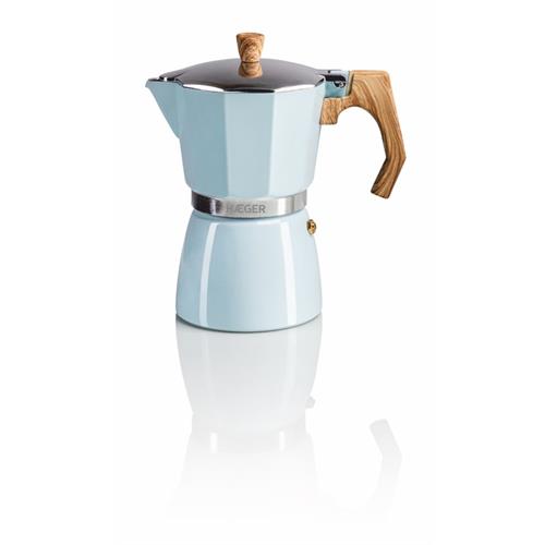 CAFETEIRA HAEGER  6CHAV.AZUL-MOKAPOT6